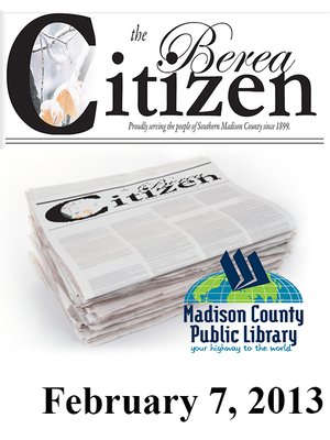 cover image of The Berea Citizen 2013 02/07